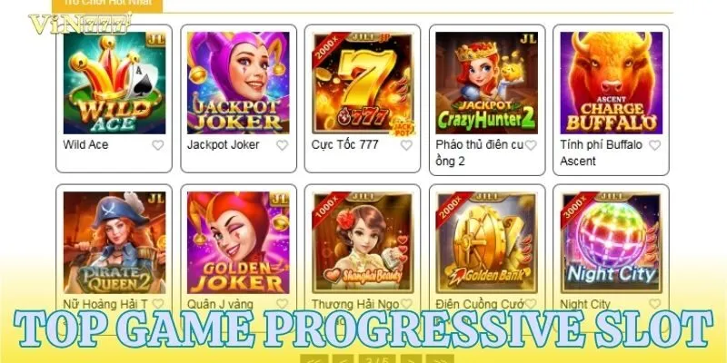 3 game progressive slot dễ chơi dễ thắng