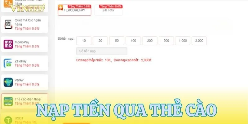 Cách nạp tiền qua thẻ cào điện thoại chi tiết nhất