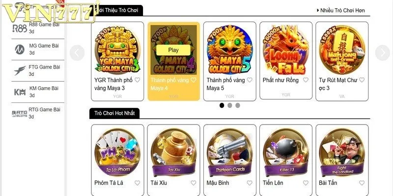 Game bài 3D có luật chơi tương tự như hình thức đánh bài trực tuyến