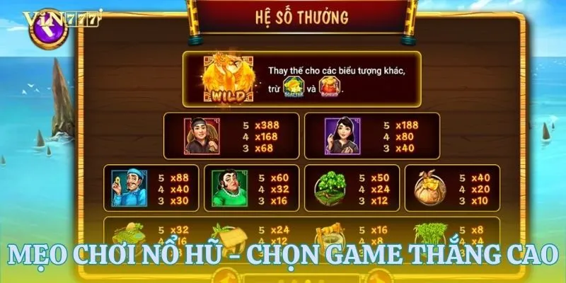 Hướng dẫn cách chọn game slot có xác suất thắng cao nhất