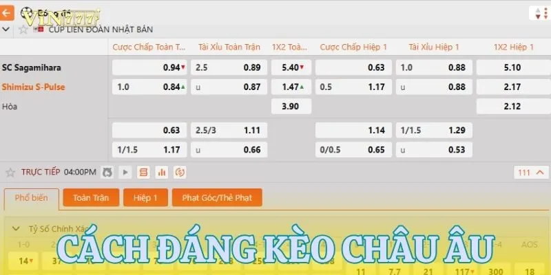 Hướng dẫn đánh kèo 1×2 - Cách chơi đơn giản hiệu quả