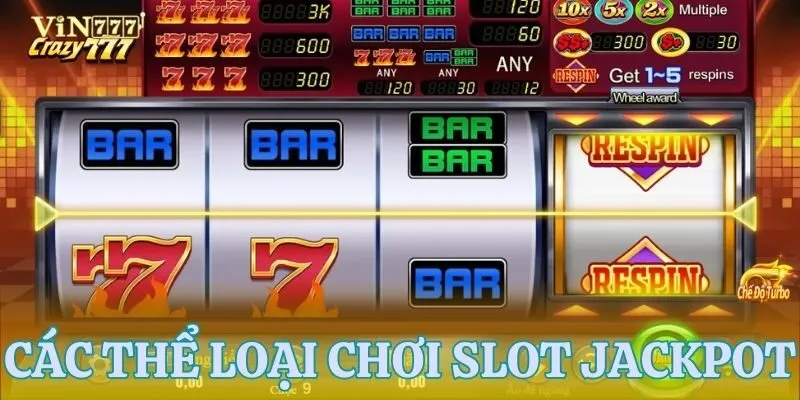 Tổng hợp các thể loại slot jackpot