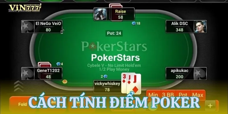 Hướng dẫn cách tính điểm trong bài poker